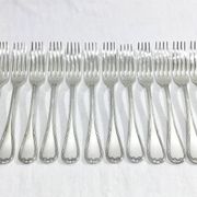 Christofle - Ménagère 61 pièces Rubans Croisés Métal Argenté