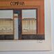 Lithograph "Joaillerie Compan" – Catherine d'Ortoli
