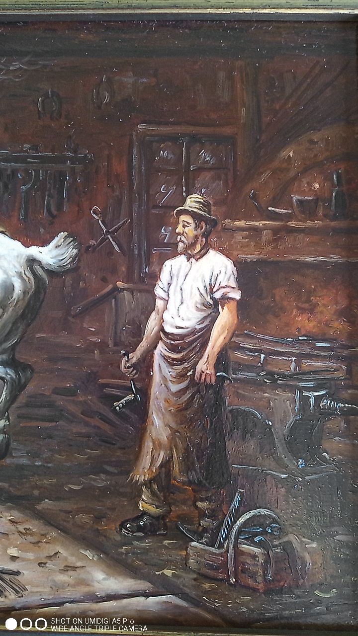 José Selles Alemany (born in 1937) Oil on panel - 19 x 32 cm - signed