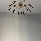 Mid-Century Modern Starburst Ceiling Lamp