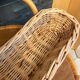 Antique wicker baker's basket - 64cm