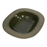 Five-Piece Black Earthenware Serving Set by Antonia Campi, Italy