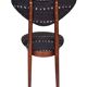 Chaise en tissu noir perennials dotty, europe, années 1960