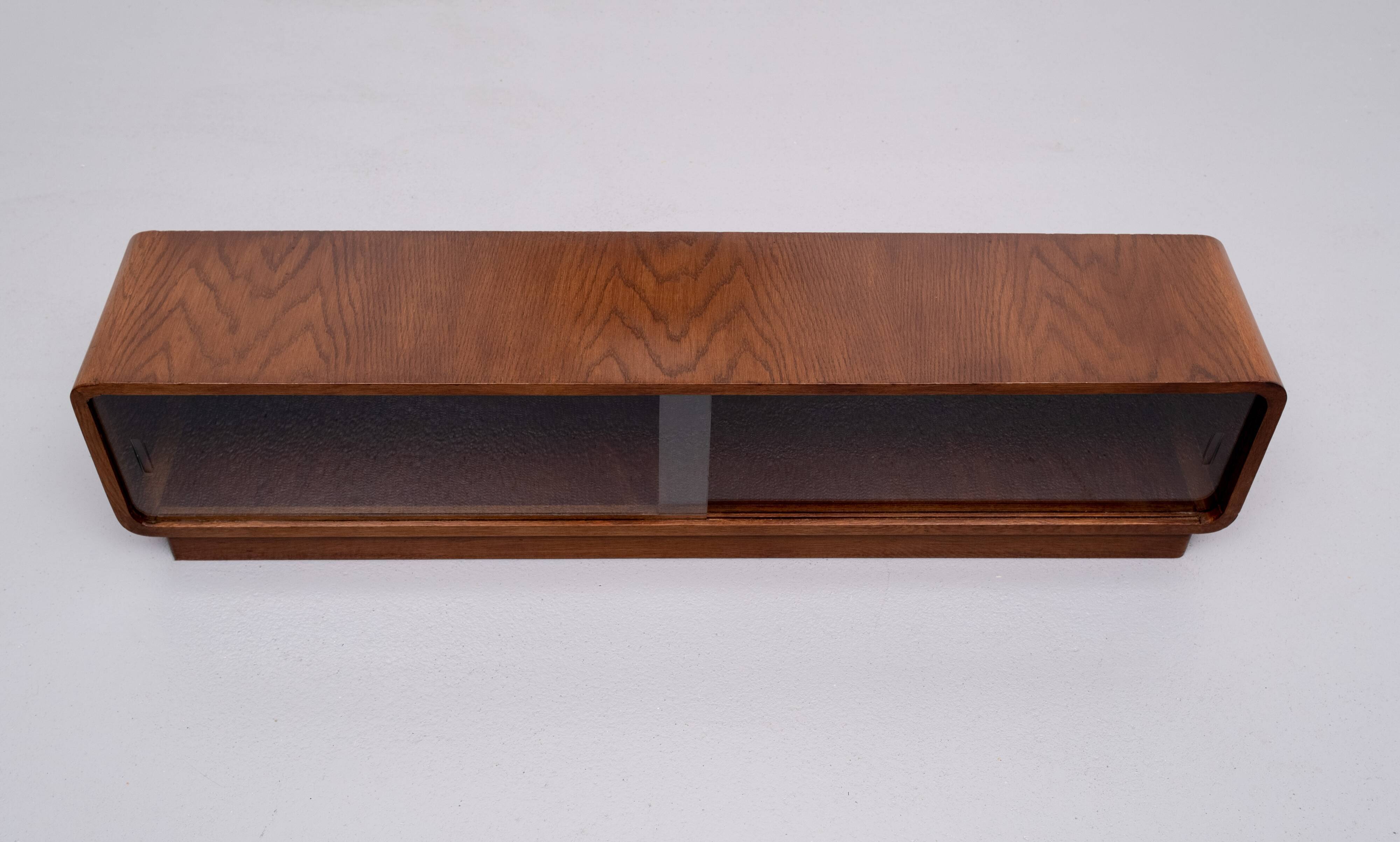 Oak Wood Hanging Cabinet, 1960s