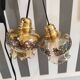 Pair of vintage hanging lamps