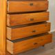 Commode Biedermeier en placage de cerisier, 19e siècle