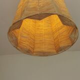 Suspension Gaby in Braided Raffia – 40×50 cm – Handmade in Morocco