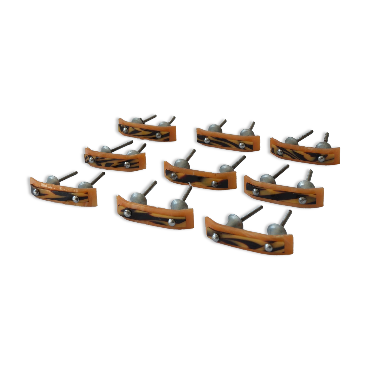 Set of vintage furniture handles