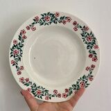 Set of 6 vintage hollow plates model Cécile de HBCM (LOT 2)