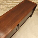 Vintage Scandinavian design sideboard with tambour doors