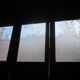 Separation of 3 engraved glass doors