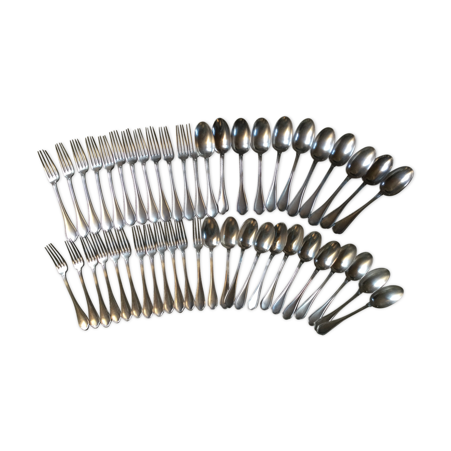 Silver metal housewife