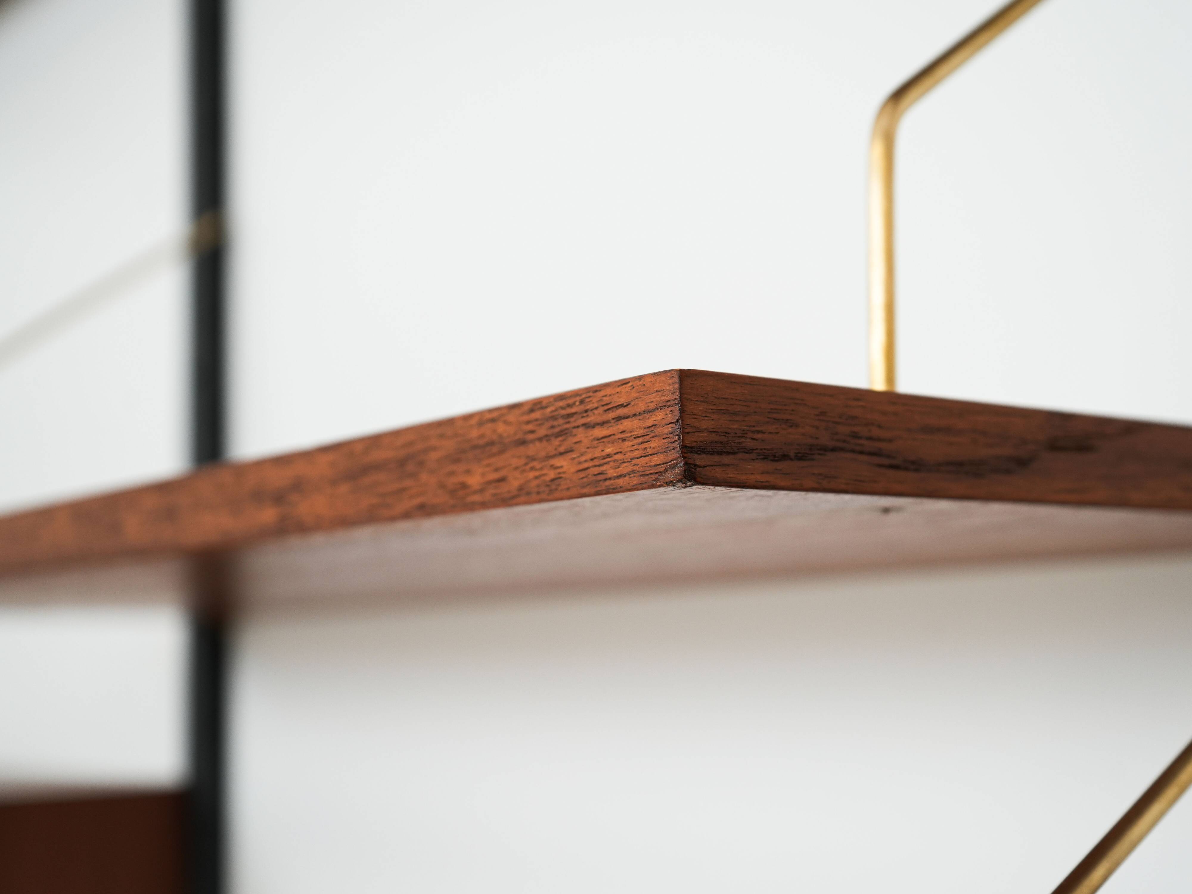 Teak system bookcase, Danish design, 1960s, production: Denmark