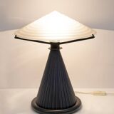 Post Modern Italian Murano Glass Mushroom Table Lamp, 1980s