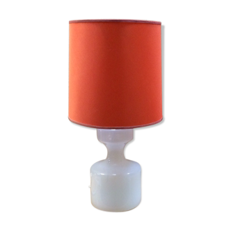 Vintage opalin glass table lamp