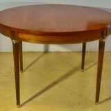 Louis XVI style table in cherry with 2 extensions