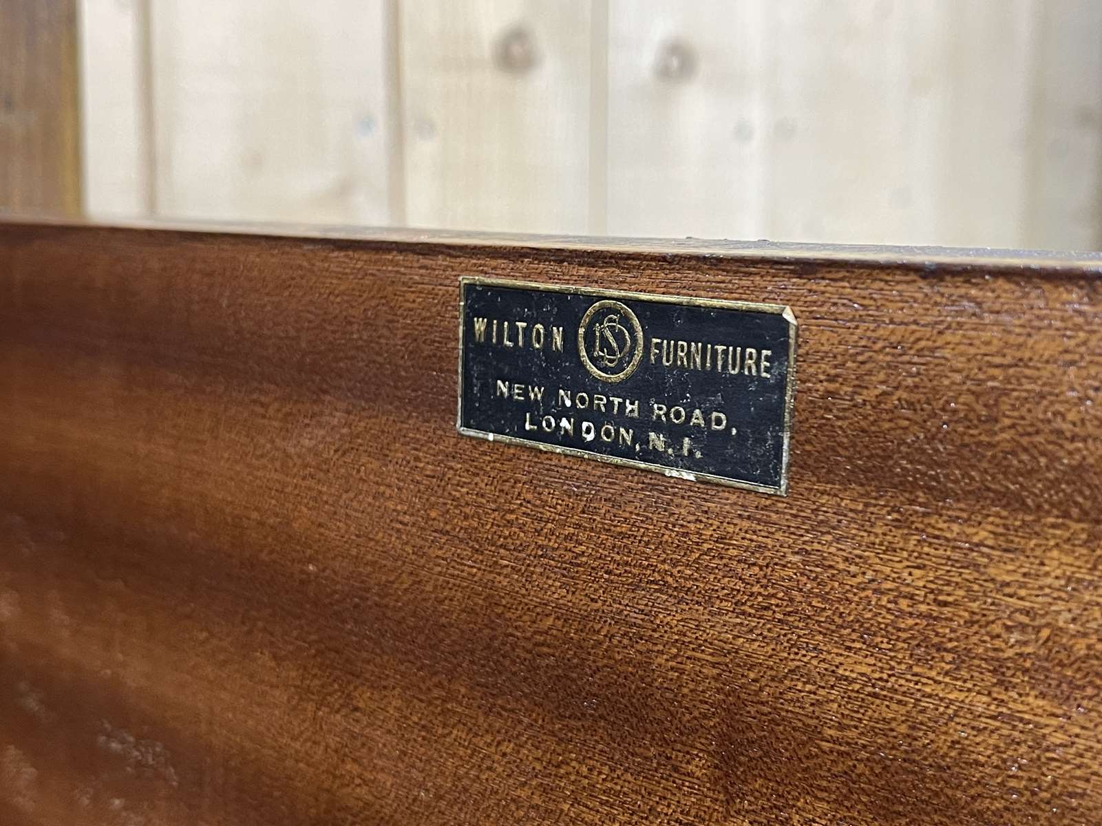 English student wardrobe made of walnut from the 1930s