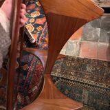 Table basse vintage rétro vintage ovale en teck par GPlan 1960