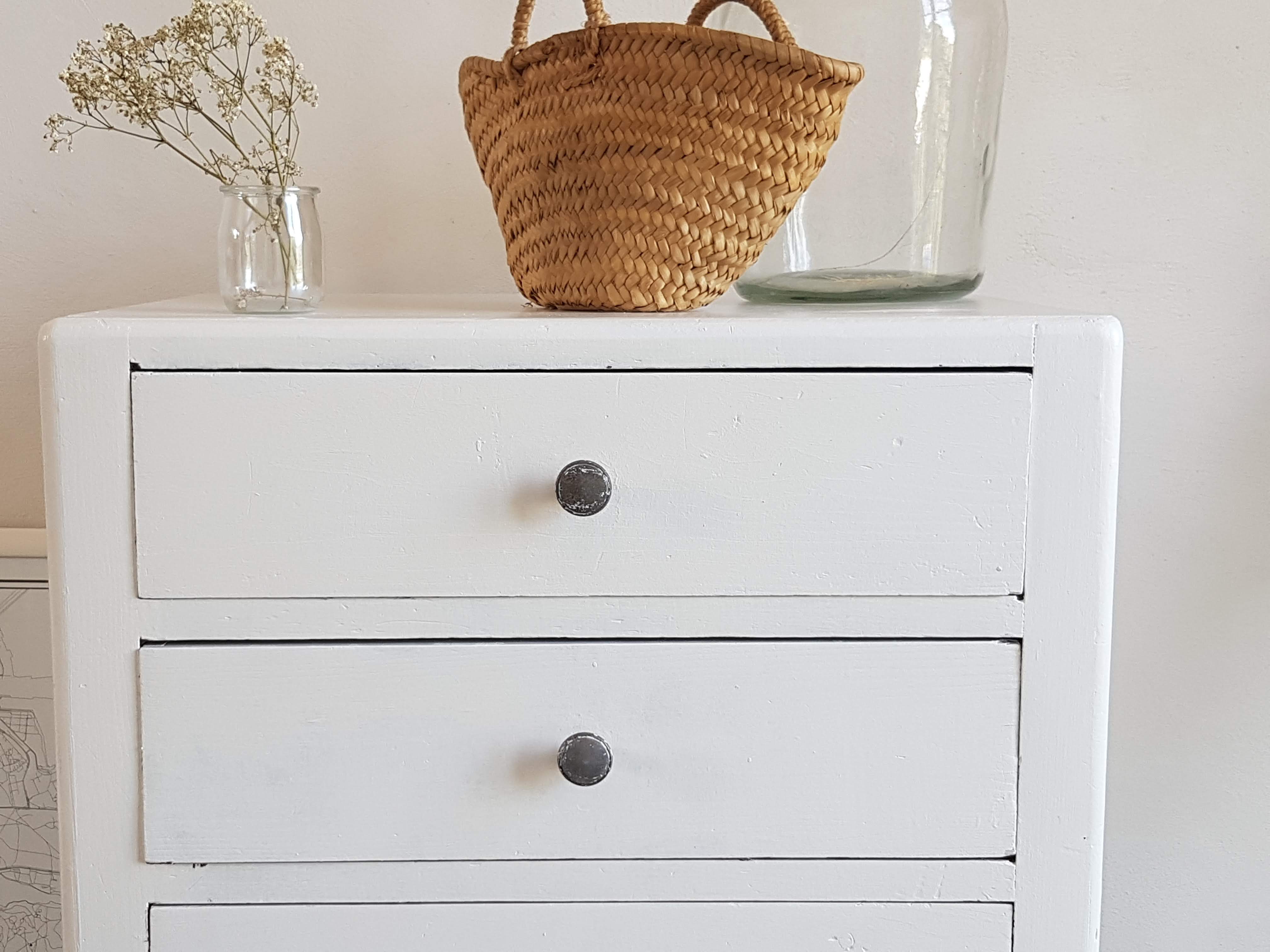 Chiffonnier  vintage wooden dresser circa 50s