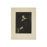 Gravure Représentant le Portrait de P.P.Rubens, XIXème siècle
