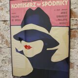 French movie poster "Tendre Poulet" 1978. Art Deco style framed