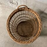 Rattan wastepaper basket