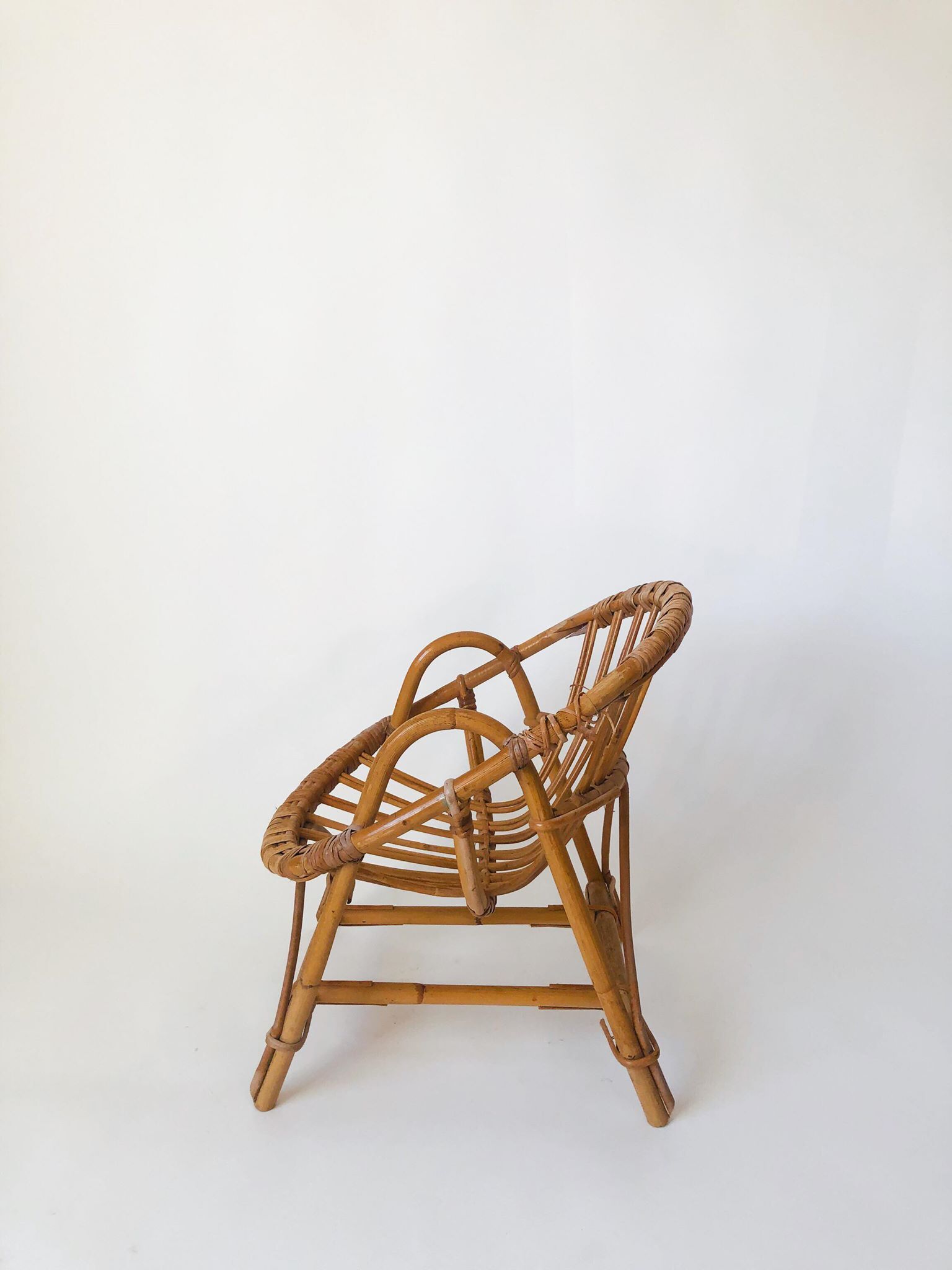 Child rattan chair