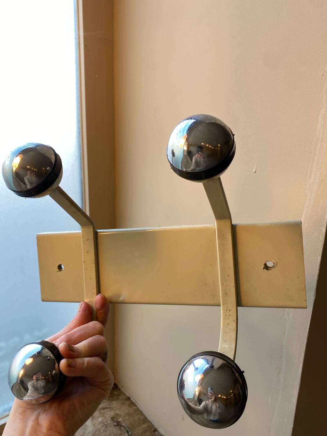 Coat rack circa the 1950s.
