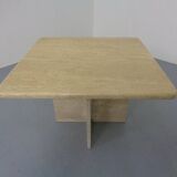 Italian Travertine Coffee Table, 1970s