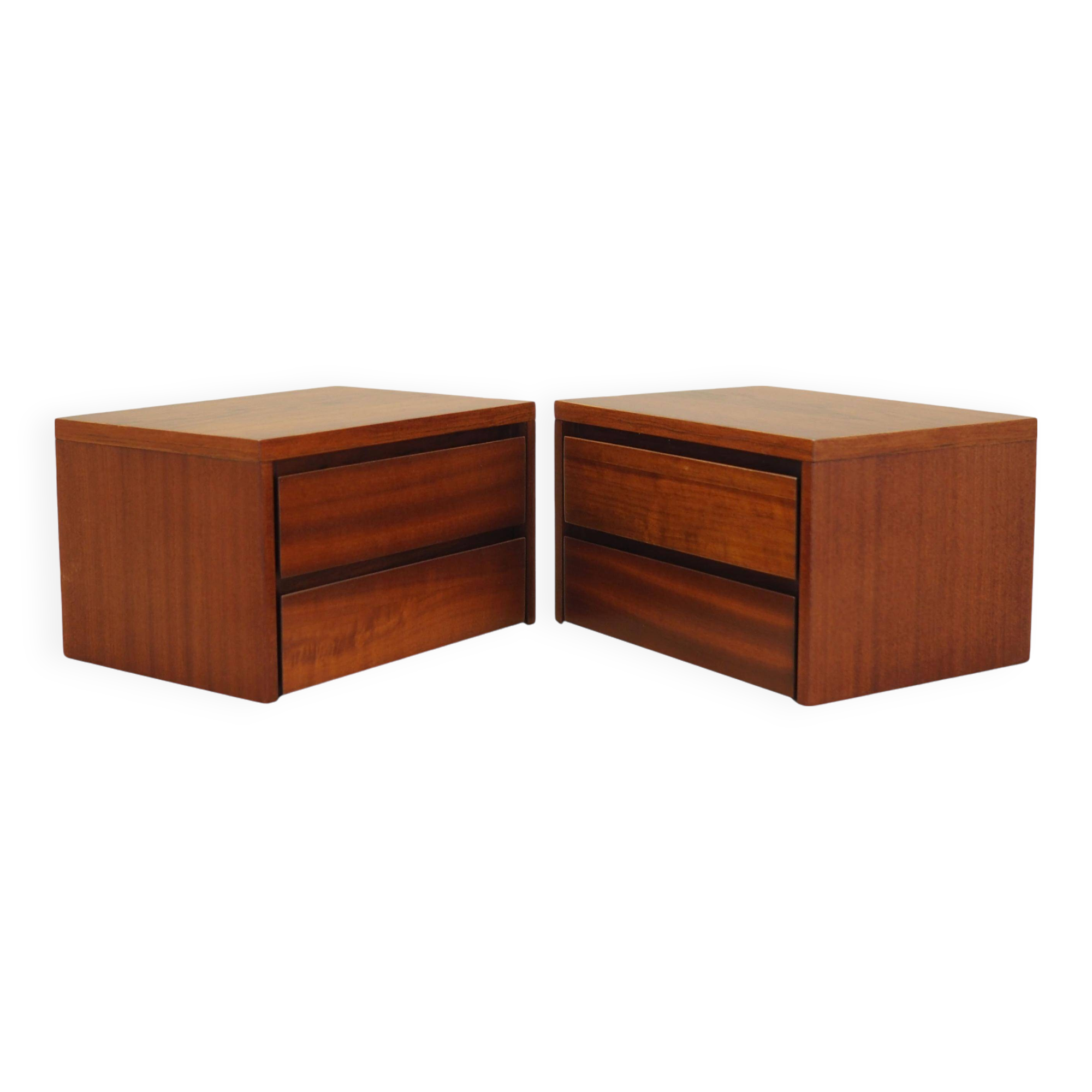 Set of two wall cabinets, Danish design, 1970s, production: Denmark