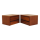 Set of two wall cabinets, Danish design, 1970s, production: Denmark