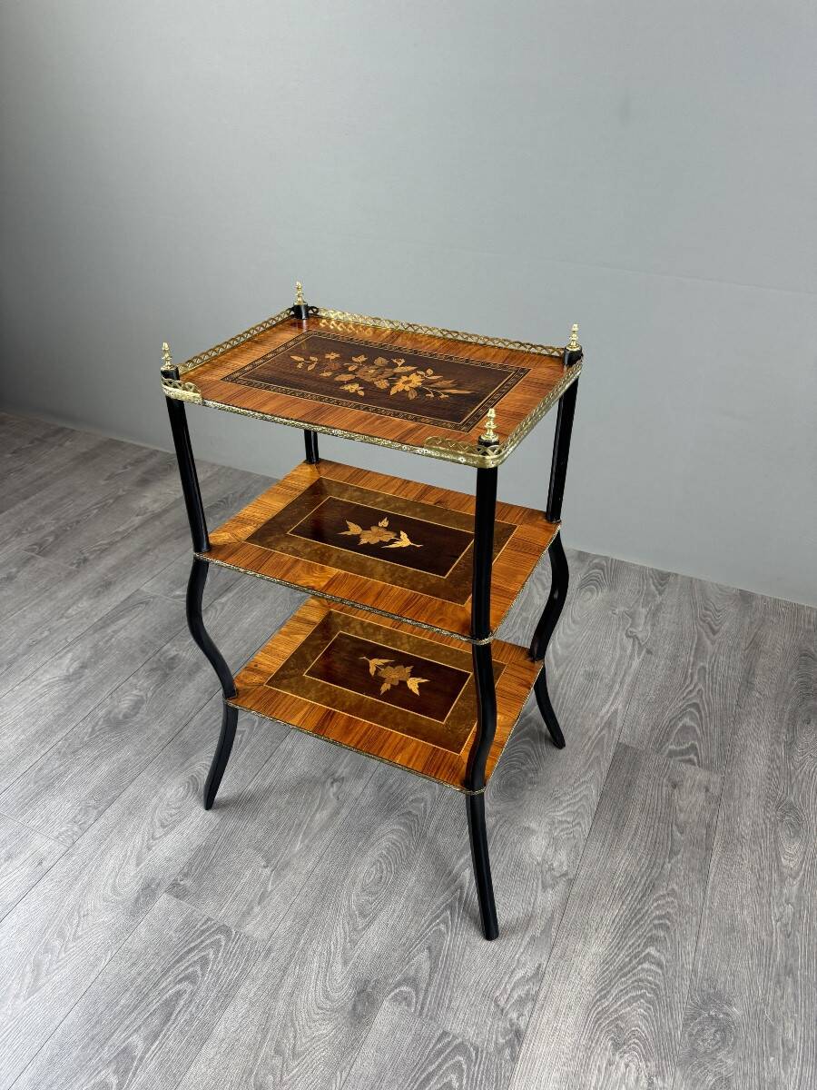 Marquetry shelf, Napoleon III style, 19th century