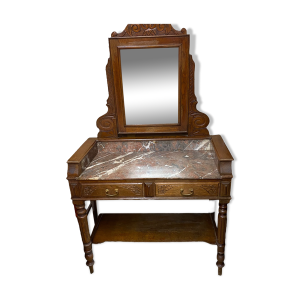 Table de toilette marbre avec glace amovible — Beyit