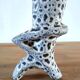 Free-form ceramic vase signed Bessone Vallauris 1960s