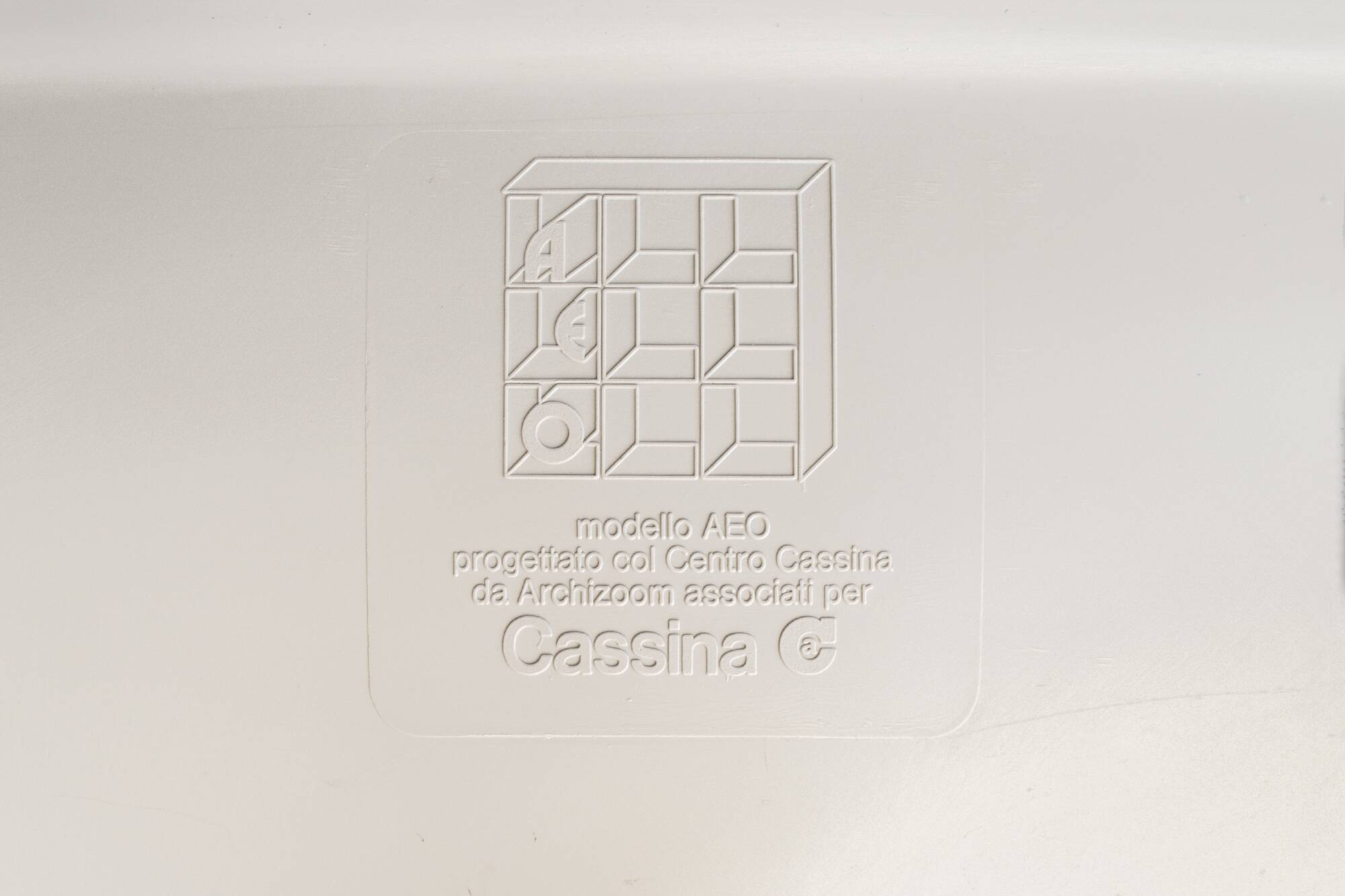 Fauteuil modèle AEO par Archizoom Associati pour Cassina, 1973