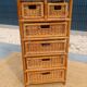 Chiffonnier commode en rotin