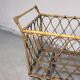 Children's crib bed in vintage 70s rattan