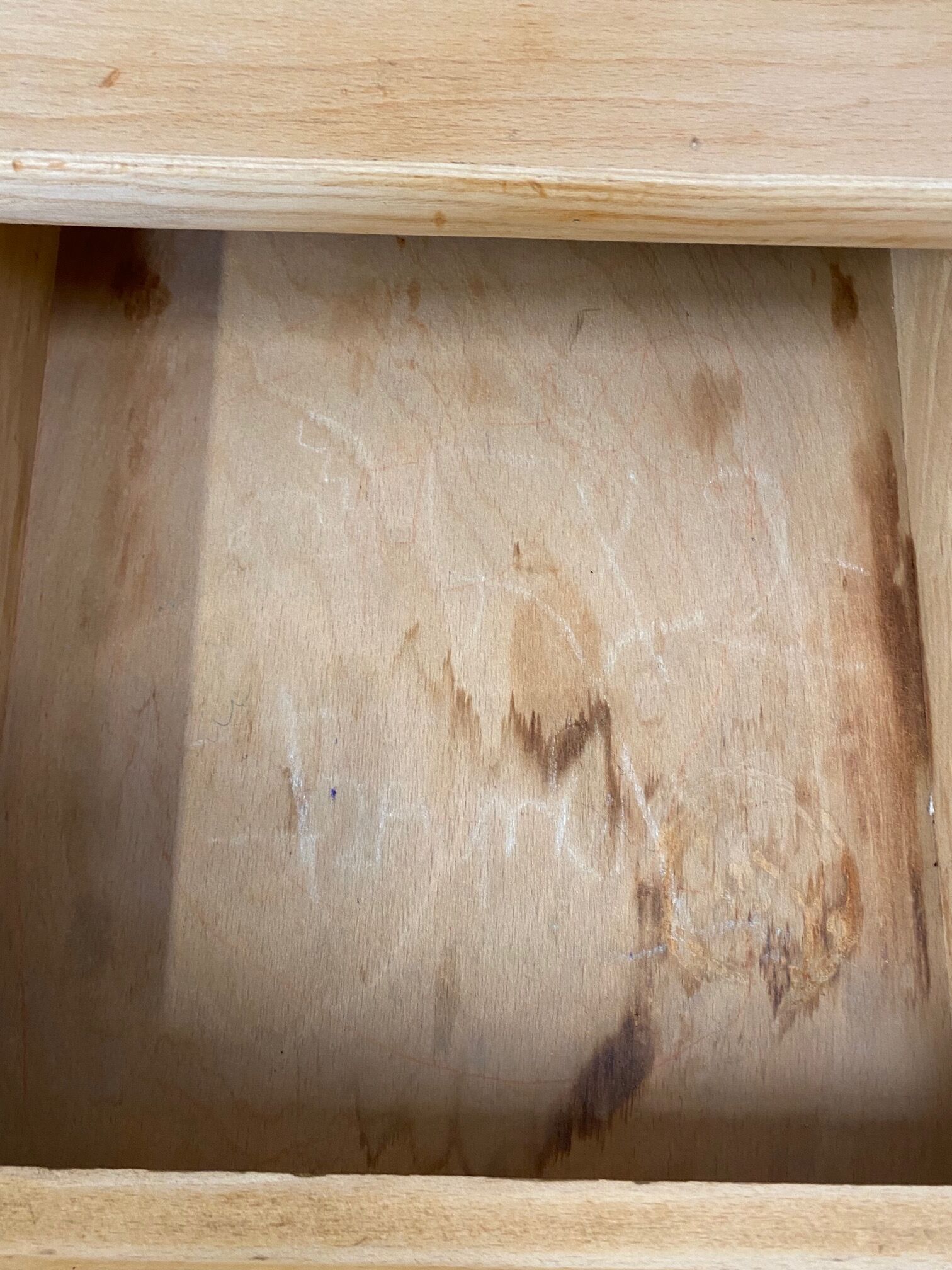 Desk of the 50s with 5 drawers