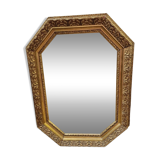 Golden wooden mirror 85X62cm