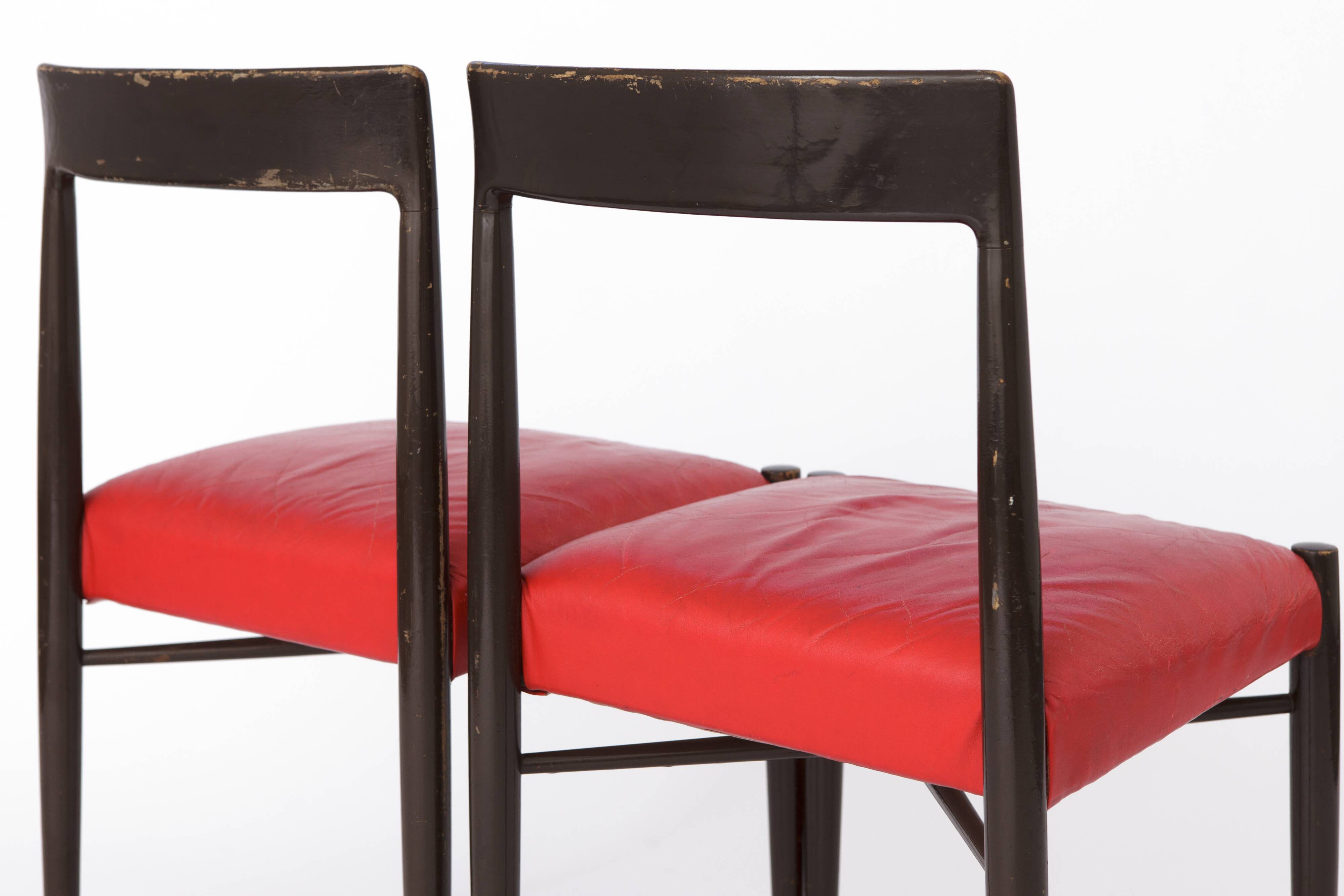 2 Vintage Chairs 1960s Wooden Germany