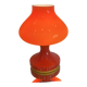 Vintage opaline orange bedside lamp štěpán tabera