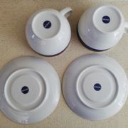 2 cups and their saucers Le Printemps