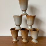 6 mugs grès Selency x Monoprix Croisé Laroche