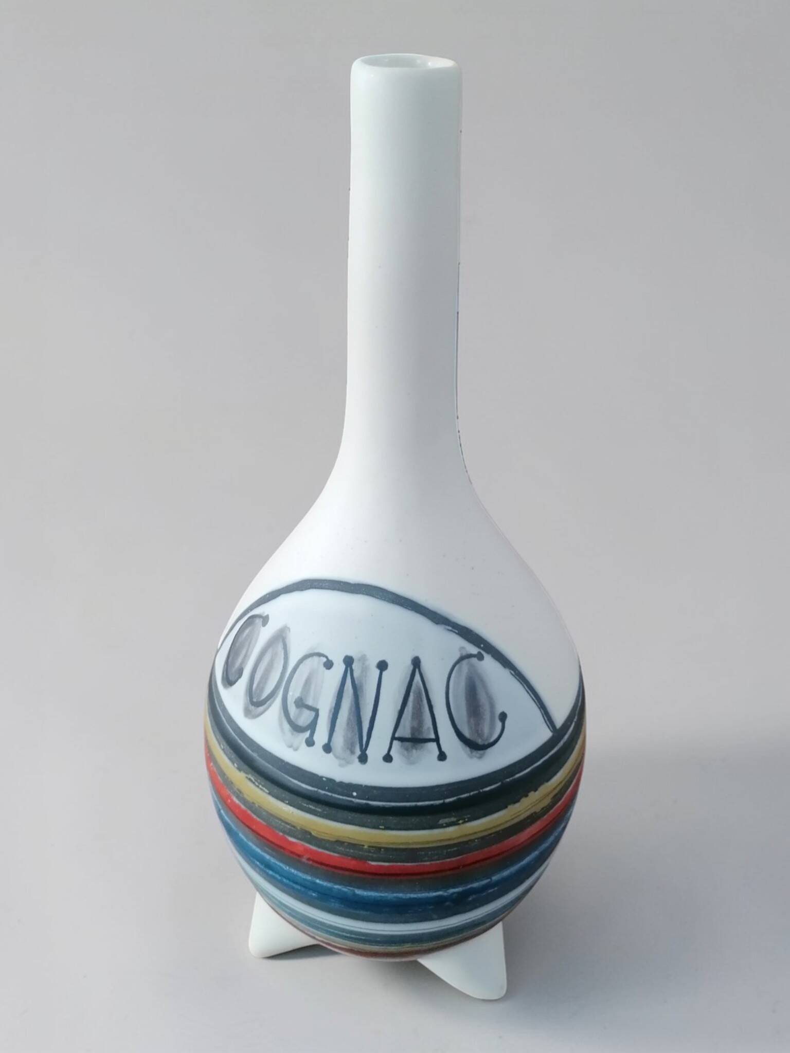 Ceramic Cognac Bottle by Roger Capron - Vallauris 1960s