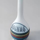 Ceramic Cognac Bottle by Roger Capron - Vallauris 1960s