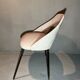 Duo de chaises tonneau 1950