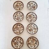 Set of 8 StaffordShire color unalterable English porcelain bowls