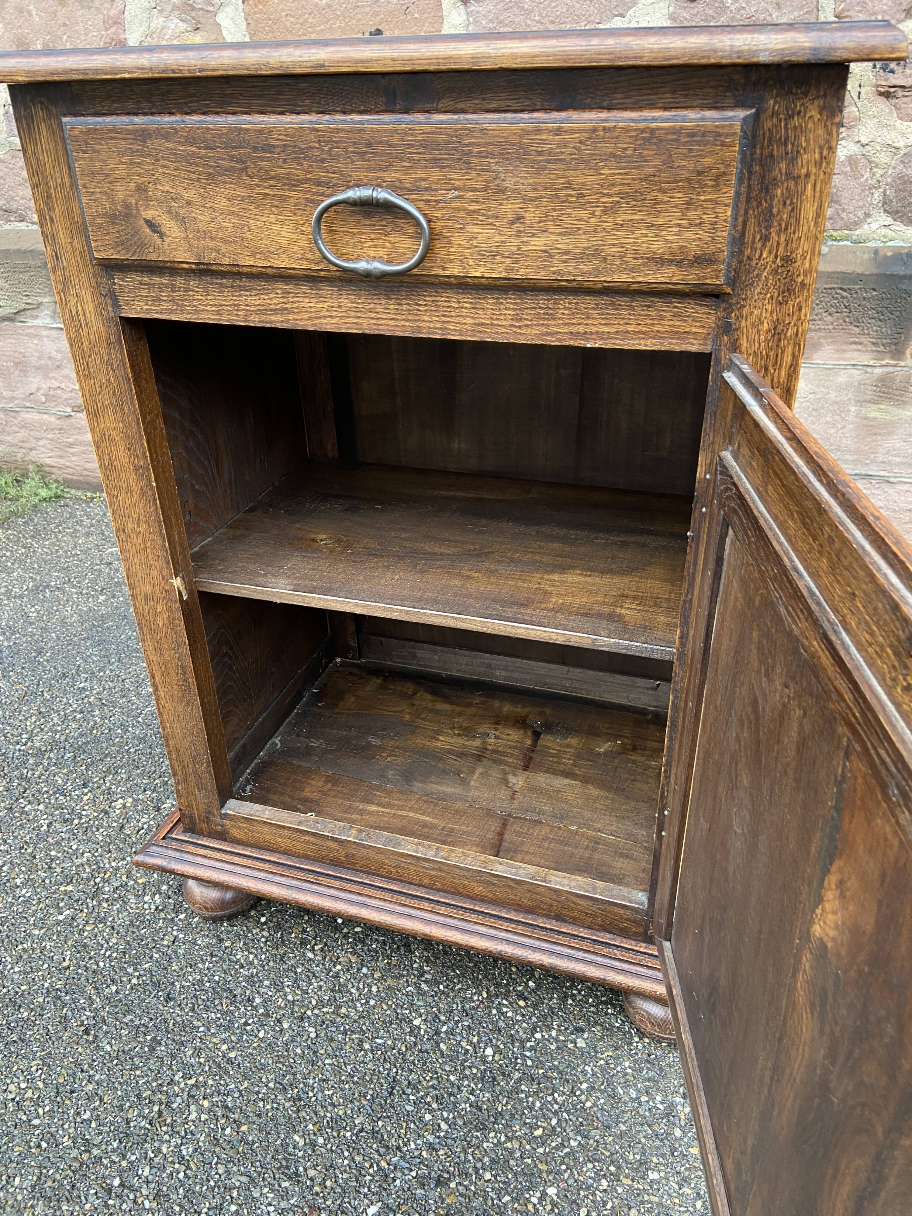Oak furniture neo louis xiii 1950