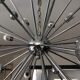 Sputnik XXL chandelier of the 60s-70s chrome metal 20 lamps