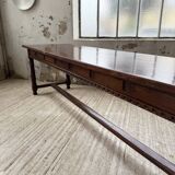 XXL table in solid dark walnut 3m